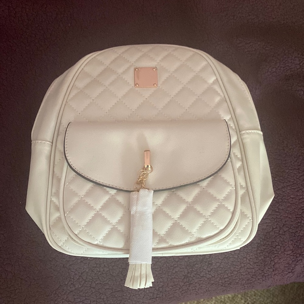 White Small Backpack Purse✨
